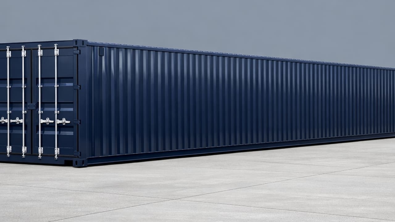 Shipping container 40 feet one-trip delivered to Derby